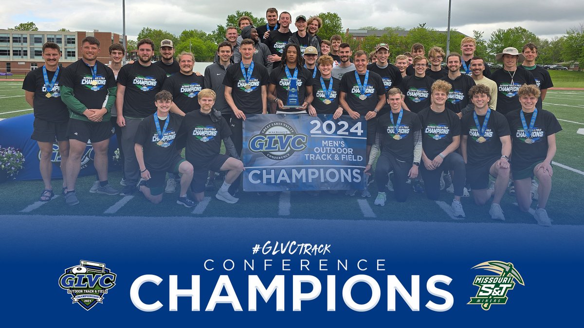 GLVCsports's tweet image. 🏆🎽 Congratulations to @minersports on its eighth overall and fourth-straight #GLVCtrack &amp;amp; Field Men's Outdoor Championship!

🔗 GLVCsports.com/2024MOTFchamps

#GLVCchamps
