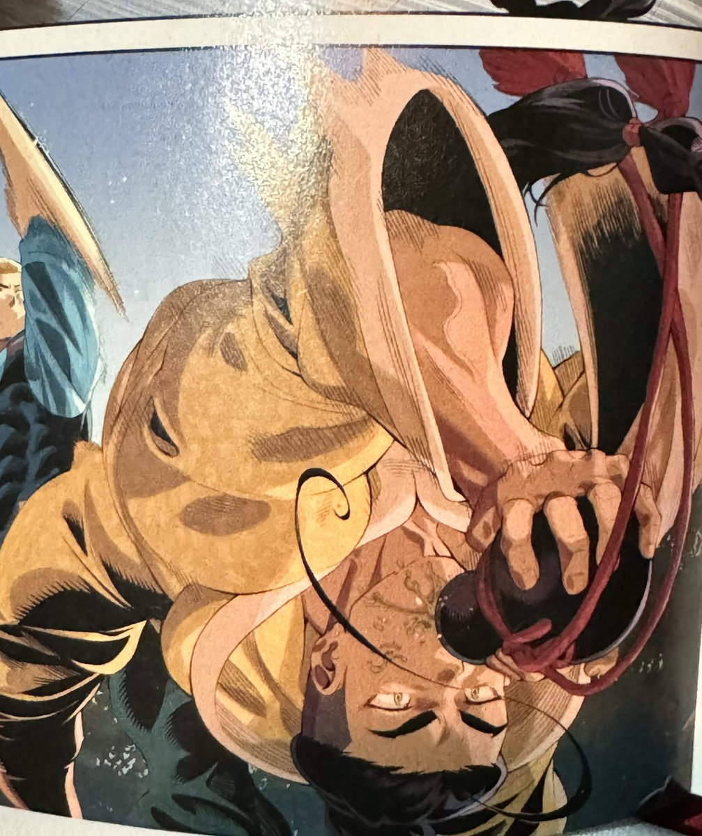 FRIEND GOT ME A STREET FIGHTER COMIC FOR FREE COMIC BOOK DAY AND THIS PANEL OF JAMIE????????????