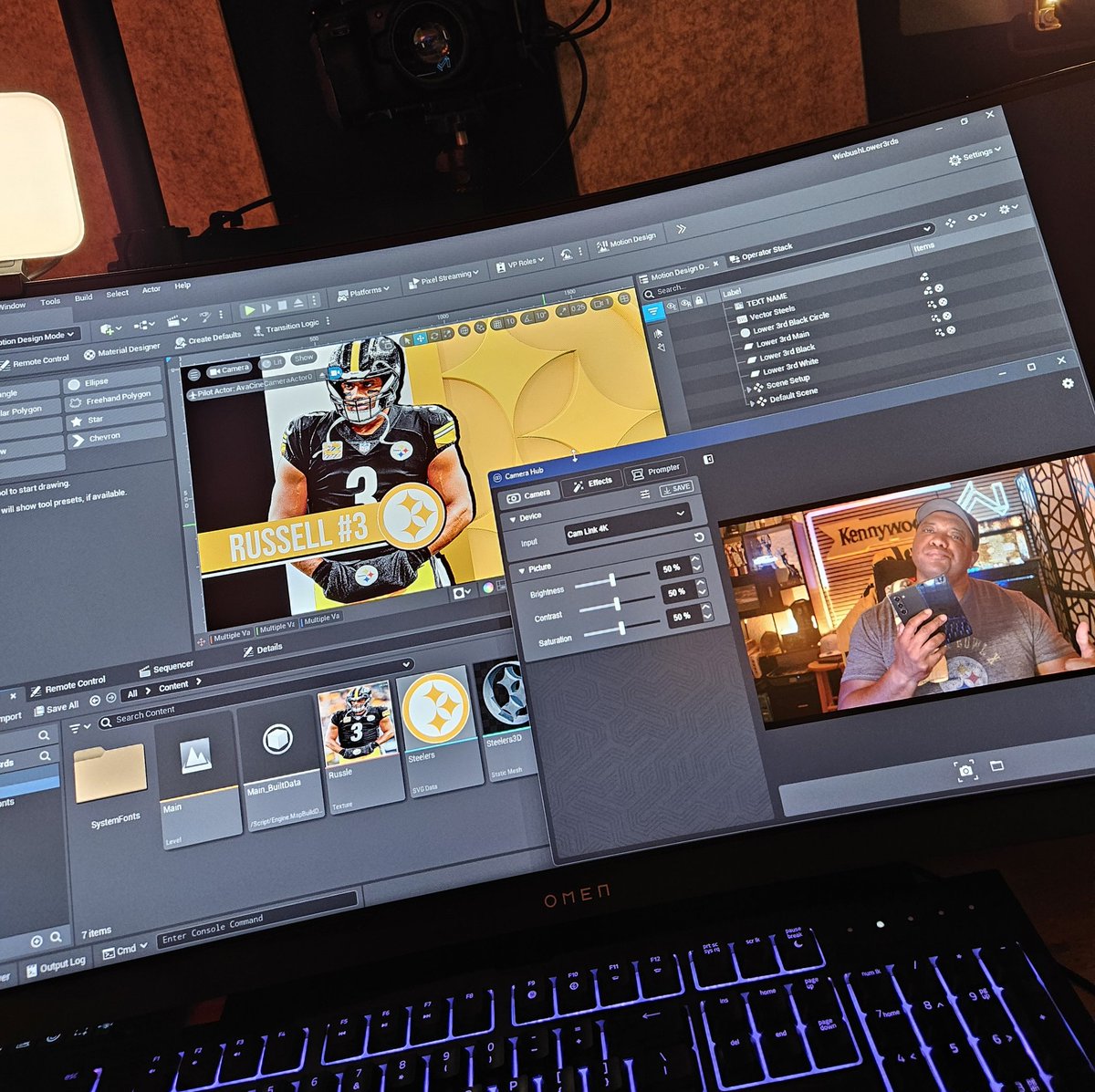 Im a nerd I spend my Saturday nights recording new @UnrealEngine motion graphics tutorials 🤓