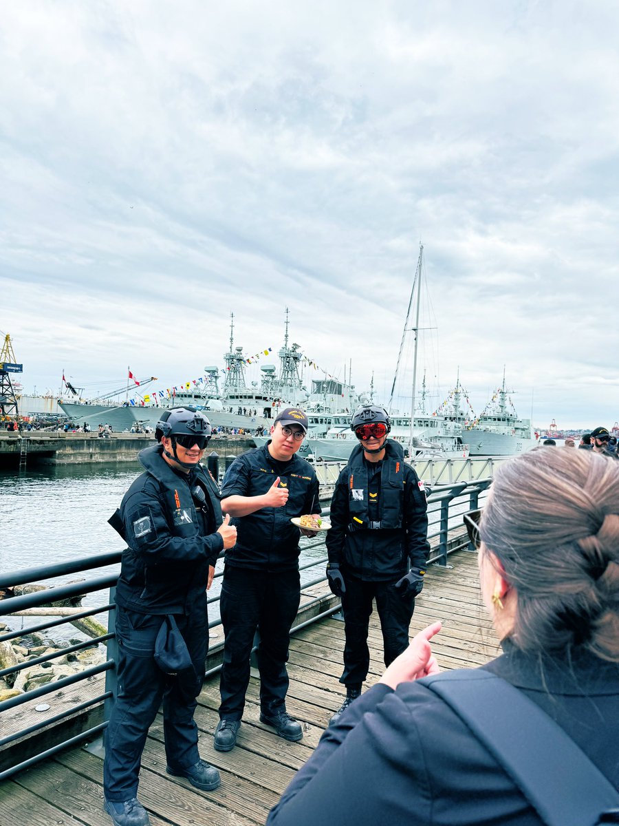 Today was amazing. Happy 114th birthday @RoyalCanNavy so happy to spend the day at Lonsdale Quay for Fleet Week!