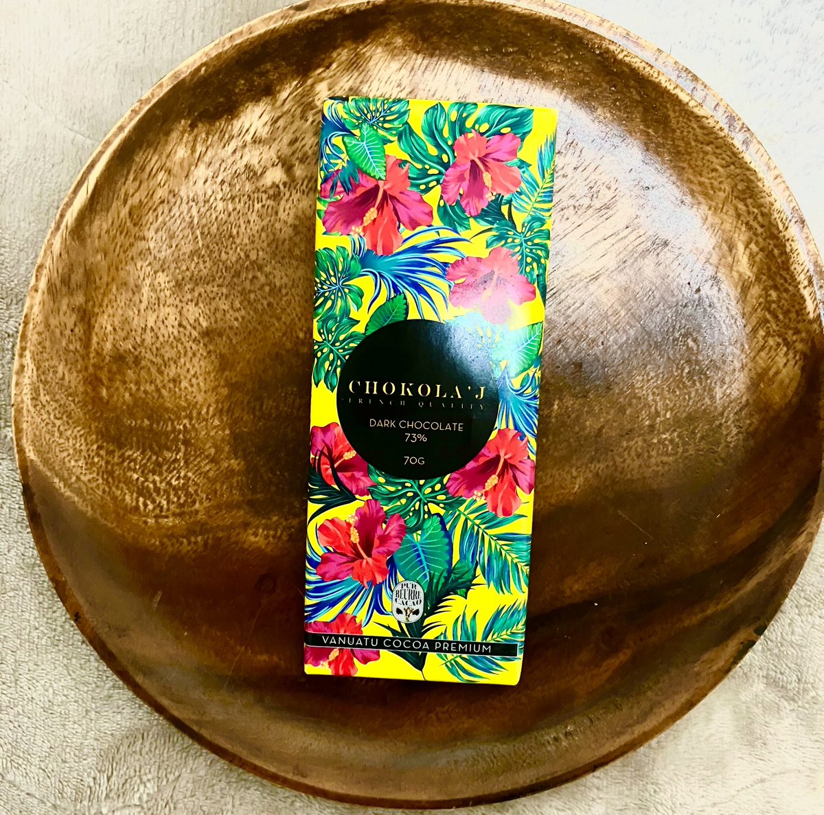 チョコ活 #フランス展 CHOKOLA'J（ショコラージュ） 『ハイビスカス70g