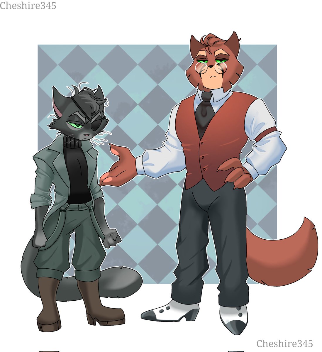 Close your eyes and imagine Viktor being a germophobe and Mordecai in a heavy slavic accent.

#lackadaisy #lackadaisycats #LackadaisyMordecai #LackadaisyViktor #lackadaisyfanart