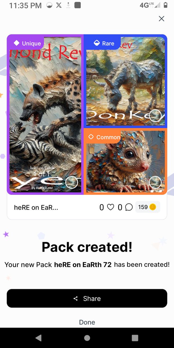 Grab your favorites from the heRE on EaRth Digital Trading Card Series !!! New pack just dropped on @RevelXyz got some hot cards stop thru @KxMxLaneArtist 
#art #cards #revelxyz #digitalart #trading #cardcollecting #hereonearth #encryptedrev #diamondrev