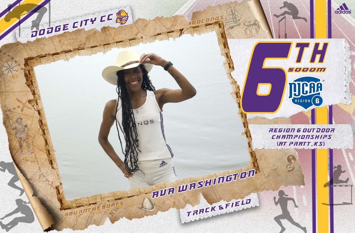 GoConqs's tweet photo. 👟Track &amp; Field | #GoConqs  

Final day of the Region 6 Outdoor Track &amp; Field Championships was highlighted by many great Conquistador performances #BurnTheBoats

🗒️Bianca Gleim - 6th place (400m)
🗒️Ava Washington - 6th place (5000m)
🗒️Sequoya McAdoo - 7th place (110m hurdles) https://t.co/DMSZRAafbm