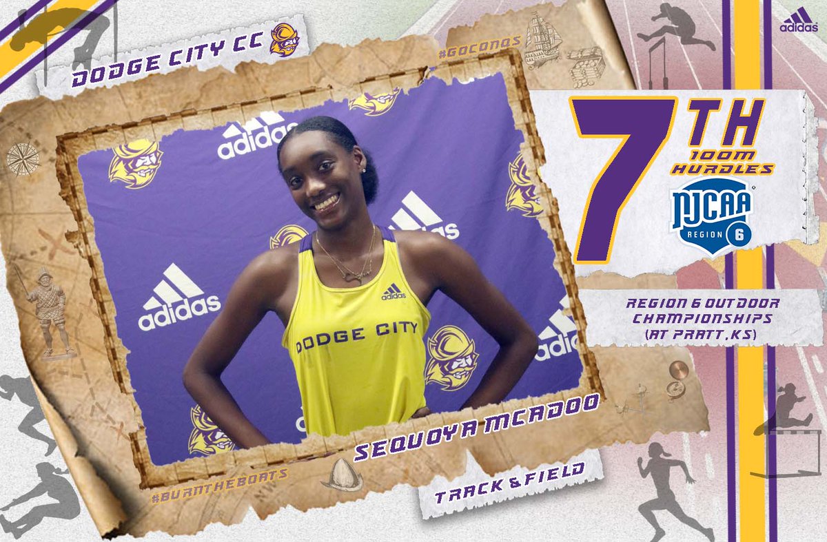 GoConqs's tweet photo. 👟Track &amp; Field | #GoConqs  

Final day of the Region 6 Outdoor Track &amp; Field Championships was highlighted by many great Conquistador performances #BurnTheBoats

🗒️Bianca Gleim - 6th place (400m)
🗒️Ava Washington - 6th place (5000m)
🗒️Sequoya McAdoo - 7th place (110m hurdles) https://t.co/DMSZRAafbm