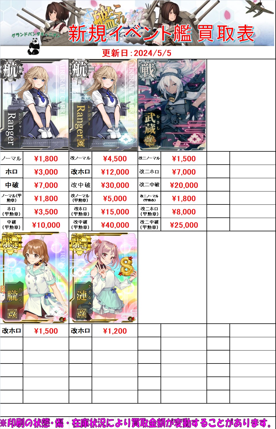 艦これアーケード】カード販売 バラ売り まとめ売り