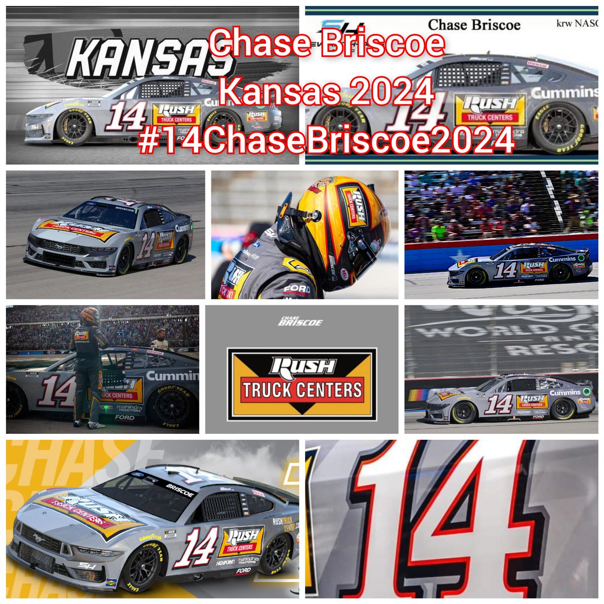 @ChaseBriscoe_14 Go Get the win tomorrow Chase Briscoe I have to work but I believe you will win At Kansas so proud to be a Chase Briscoe #14 Fan.
#14ChaseBriscoe2024