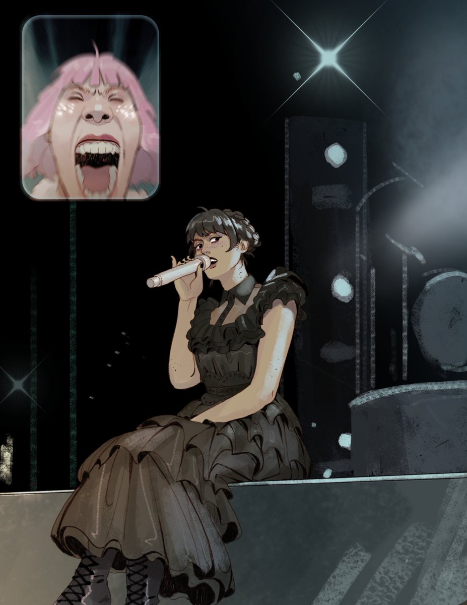 Kris6758's tweet image. "Notes only dogs can hear"

#wenclair #wednesdaynetflix #wednesdayaddams #enidsinclair #thatviralmeme