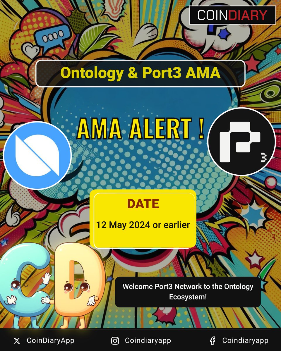 Exciting news! @Port3Network joins the Ontology ecosystem, kicking off with an AMA session next week. Stay tuned! #cryptocurrency #cryptocurrencynews #cryptocurrencyexchange #cryptocurrencyinvestments #cryptocurrencymarket #cryptocurrencyattorney #cryptocurrencyalerts…