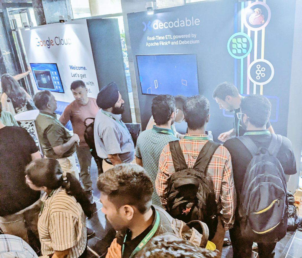 gunnarmorling's tweet photo. 🛫 Homeward bound after five most fantastic days in Bengaluru 🇮🇳. Had such an amazing time between Kafka Summit with #Debezium talk and bustling #Decodable booth, getting to meet many old and new friends from the community, two meet-ups, and so much more. Can't wait to be back! https://t.co/AstSOCe43h