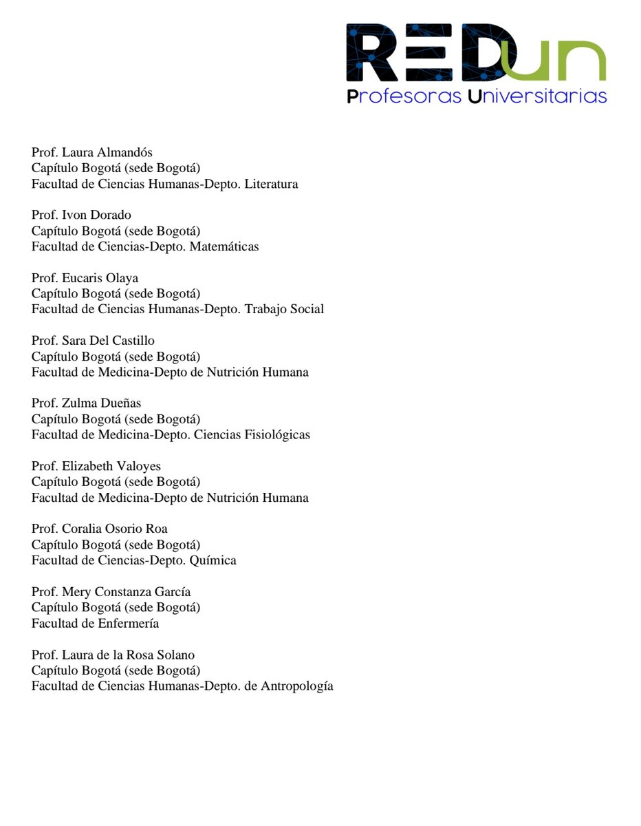 Comunicado al señor Presidente <a href="/petrogustavo/">Gustavo Petro</a> a la Ministra de Educación <a href="/AuroraVergaraF1/">Aurora Vergara-Figueroa, Ph.D</a> al Consejo Superior Universitario <a href="/Mariaaroord/">Maria Alejandra Rojas Ordonez 🇵🇸</a> a la Comunidad Universitaria de la Universidad Nacional de Colombia y al País <a href="/MaryLuzAlzateZ1/">Mary Luz Alzate Zuluaga</a> <a href="/FranciaMarquezM/">Francia Márquez Mina</a> <a href="/revistaRAYA/">Revista RAYA</a> <a href="/_RevistaCambio/">Revista Cambio</a>