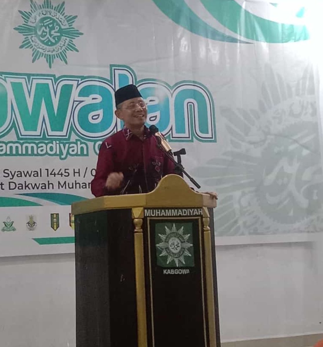 AkibIrwan's tweet photo. Ahad, 5 Mei 2024, hadir di Pusat Dakwah Muhammadiyah Gowa dalam rangkaian acara Syawalan Keluarga Besar Muhammadiyah Gowa yang dihadiri wakil Ketua MPR RI bpk Dr. HM. Amir Uskara, M. Kes dan Kapala Dinas Sosial Kab Gowa https://t.co/PCifyWbI2J