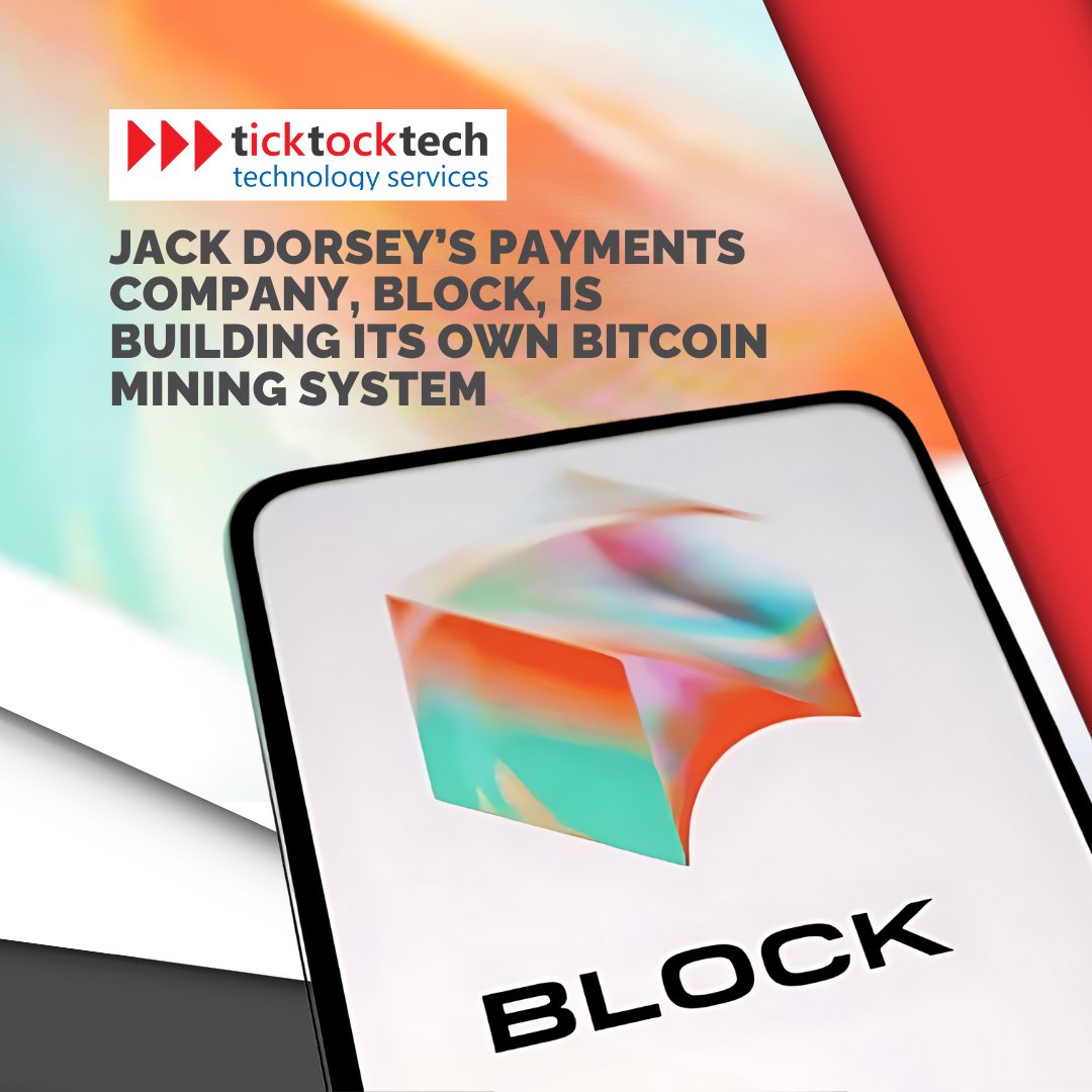 TickTockTech1's tweet image. Jack Dorsey's Block is diving deeper into crypto! They're building their own Bitcoin mining system. 

See what this means for the future of mining and Block's role in the crypto world on CNBC: bit.ly/3QvWJse

#TickTockTech #FutureofBitcoin #PaymentsCompany #Fintech