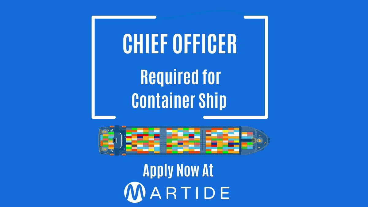 Join: 15th June
Contract: 4 Months (+/-1)
Salary: $7,000 - 7,300
Company: SeaCrest
Click to Apply: buff.ly/2Piaa1G
#seafarerjobs #seamanjobs #jobsatsea #maritimejobs #jobsonships #shipjobs #chiefofficerjobs #chiefofficer #chiefmate #chiefmatejobs #chiefofficervacancies