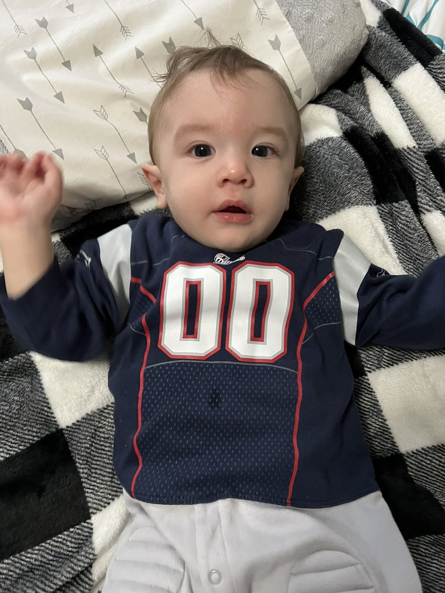 #LilPatsFan He can’t wait for the season to start #goPatriots @Patriots