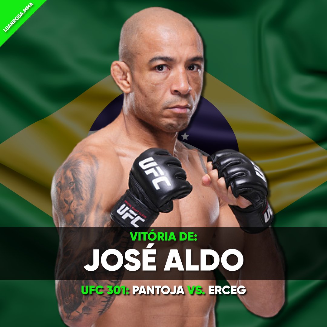 luanrosamma's tweet photo. É O REI DO RIO! 👑 Estratégico, cirúrgico e eficiente, José Aldo vence Jonathan Martínez por decisão unânime.

📸: Getty Images

#ufc #ufcbrasil #ufc301 #josealdo #josealdojunior #jhonatanmartinez #novauniao https://t.co/9CTrqaJxSh