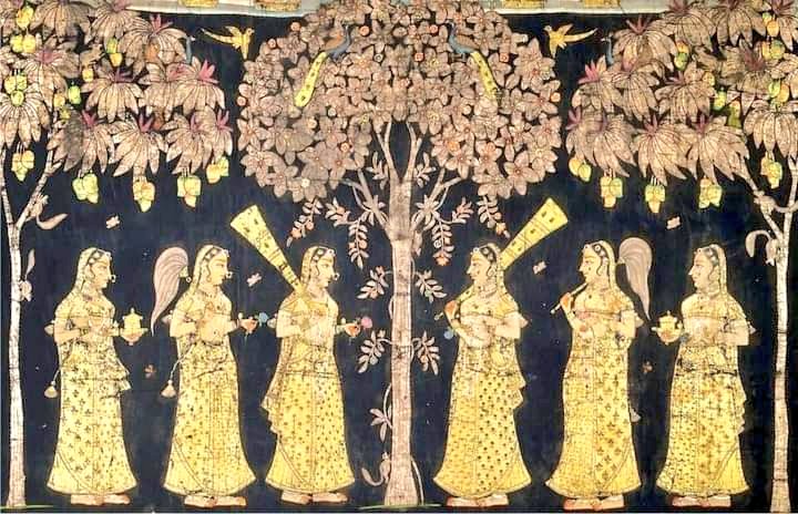 'The fragrant Kadamba of monsoon, For my part, I bring you My rainy tunes.' ~ Tagore The Kadamb Tree, not only favourite of Sri Krishna but a favourite among other Gods. In fact, Devi Durga is said to reside in a kadamba forest, for she is lovingly called Kadamba Vana Vāsinī.