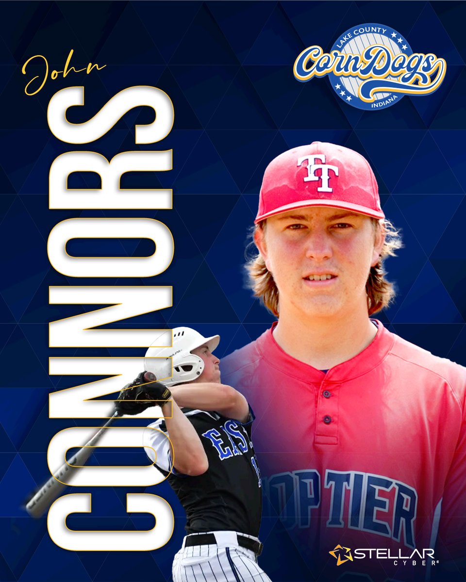 lakecocorndogs's tweet photo. CORN DOGS PLAYER ANNOUNCEMENT

Let's welcome JOHN CONNORS to the Lake County Corn Dogs! Currently playing the hot corner at John A. Logan College!

Let's get rolling! 

#lakecountycorndogs https://t.co/dTZX0cARCY