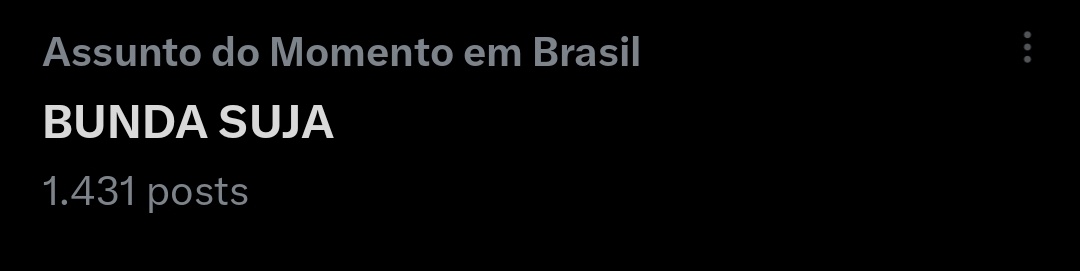 Mds meus amgs no assunto do momento