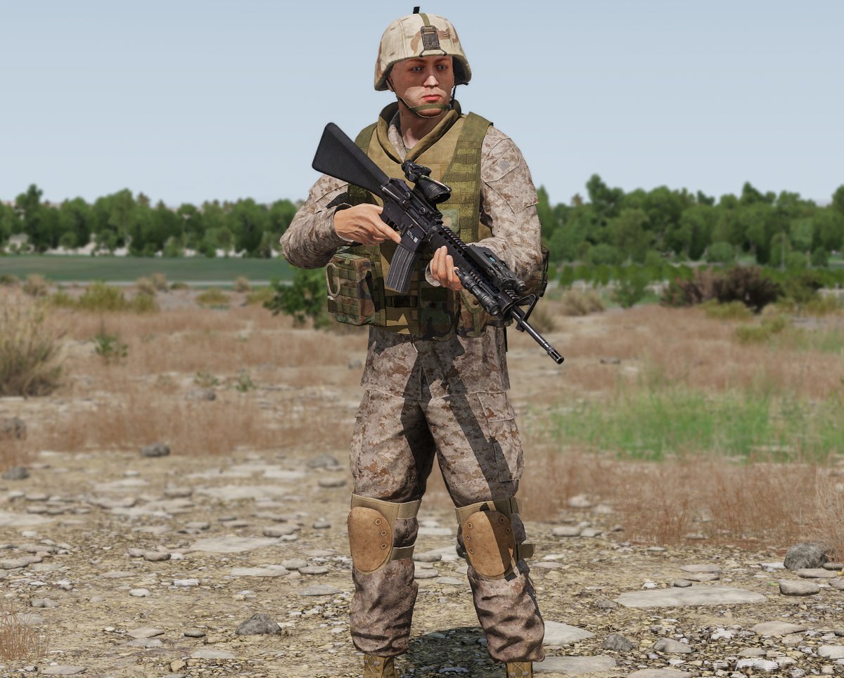 'Teenage Dirtbag - 2003'

Saw a Generation Kill clip earlier and it made me want to make an early 2000s USMC kit. The US military's aesthetic peaked in the early 2000s.
#ArmaPlatform #Arma3 #ArmaPhotography