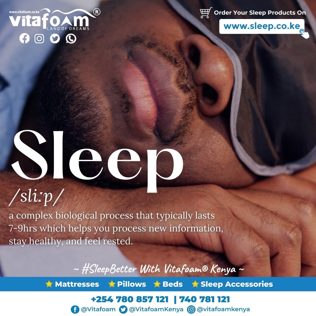 🌟🛍️🙋‍♂️👫☁️🛌🏾 Better Sleep Begins With #VitaFoamKenya®! 🛌🏾☁️👨‍👩‍👧‍👦🙋🛍️🌟 ☎ For All *Mattress, *Pillow, *Bed & *Sleep Accessory Enquiries, Orders & Deliveries: 0780 605 535 | 740 781 121 📍 Our Locations >>> bit.ly/30VqOrf 🛍️ Buy Yours On: Sleep.co.ke