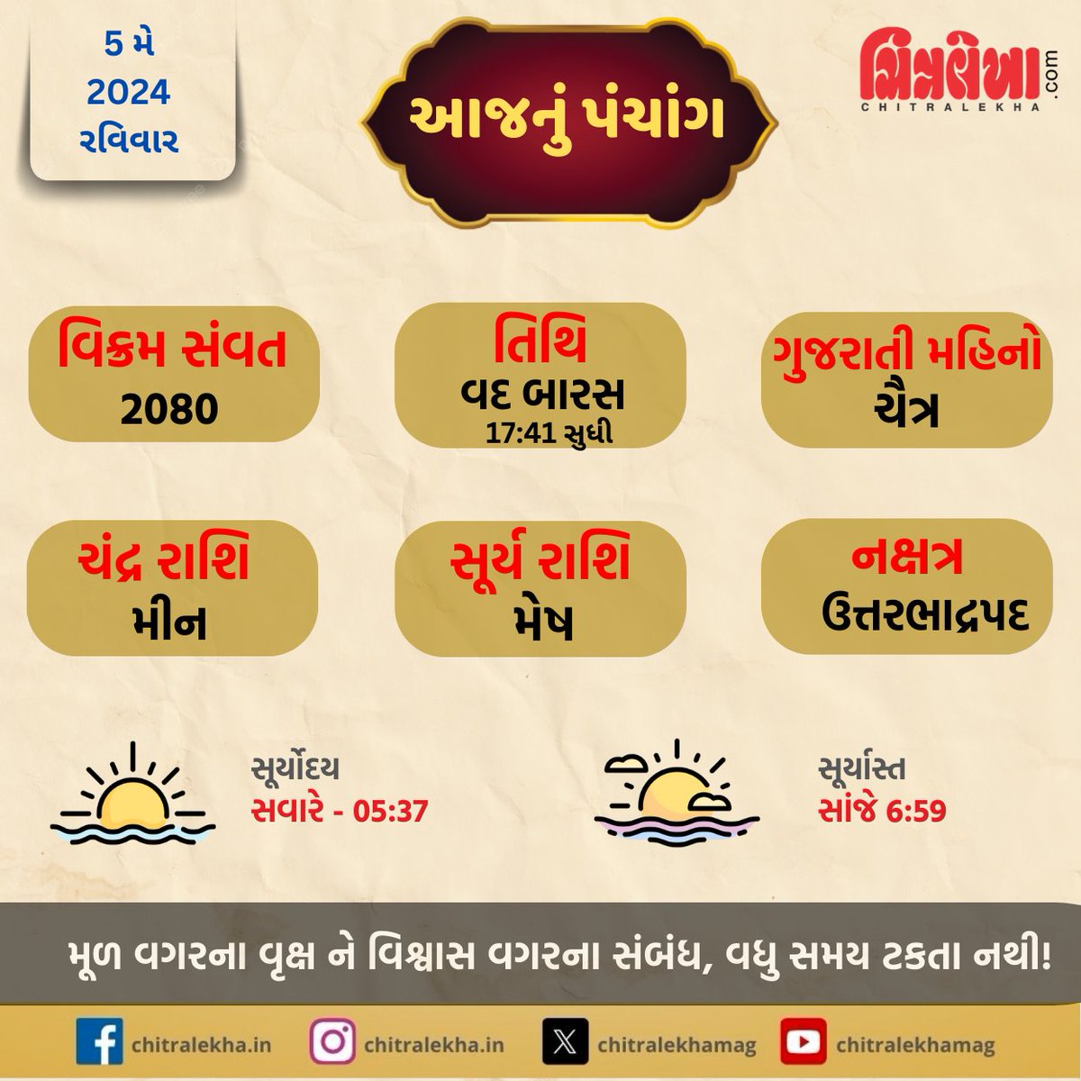 આજનું પંચાંગ
#panchang #chitralekha