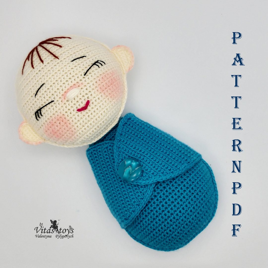 Amigurumi doll pattern Baby dailydoll.shop/shop/amigurumi… #handmade #dailydollshop #crochettoy #crochetdoll #crochet #toys #doll #christmasgifts #diygift #christmas #amigurumi #amigurumidolls #diy #amigurumitoy #knitting #birthdaygift #knittingtoys #knittingdolls  #plushtoys #giftideas