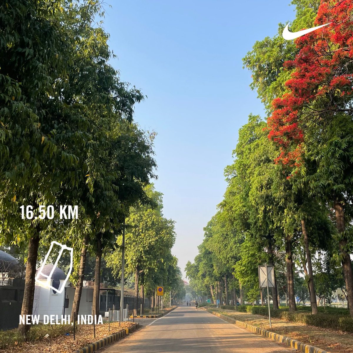 Ran 16.50 kilometres with Nike Run Club RunStreakDay 3293 of #runningstreak #h_art Day9 of #100daysofrunningchallenge2024 #HDOR #100 daysofrunning #run #running #nrc #nrcindia #garmin #beatyesterday #20240505 #202405 #2024 #nehrupark #delhi #drg #delhirunnersgroup