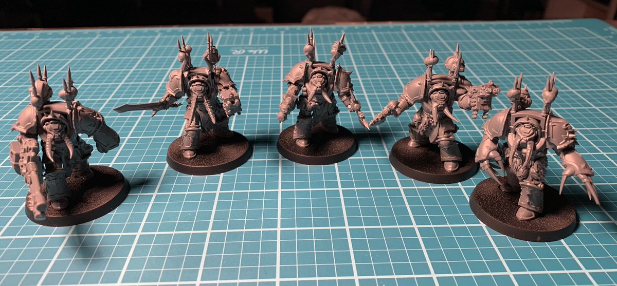 Chaos Terminators ready for business ( and paint haha ).