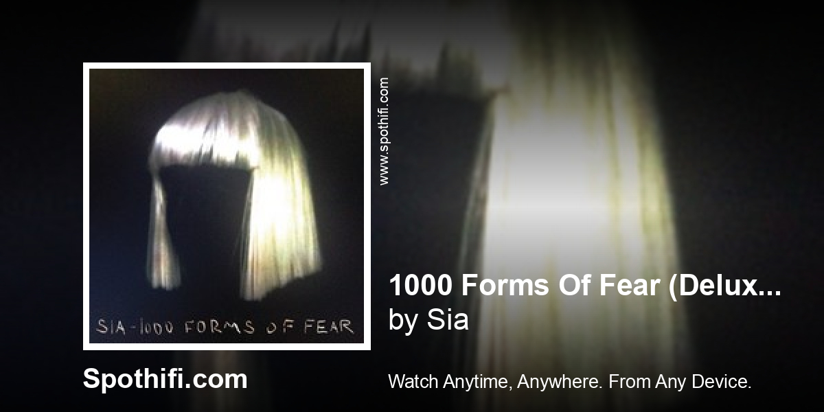 1000 Forms Of Fear (Deluxe Version) by Sia nordischepost.de/unterhaltung/m… #Deluxe #fear #Forms #Sia #Version #Musik