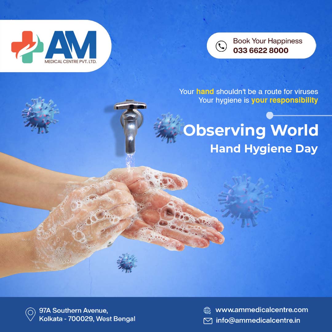 Today and every day, let's pledge to keep our hands clean and our hearts full of care. Happy World Hand Hygiene Day! 🌍✋💧 #HandHygieneDay #CleanHandsSaveLives #AMMedicalCentre #AMmedical #HealthcareForAll