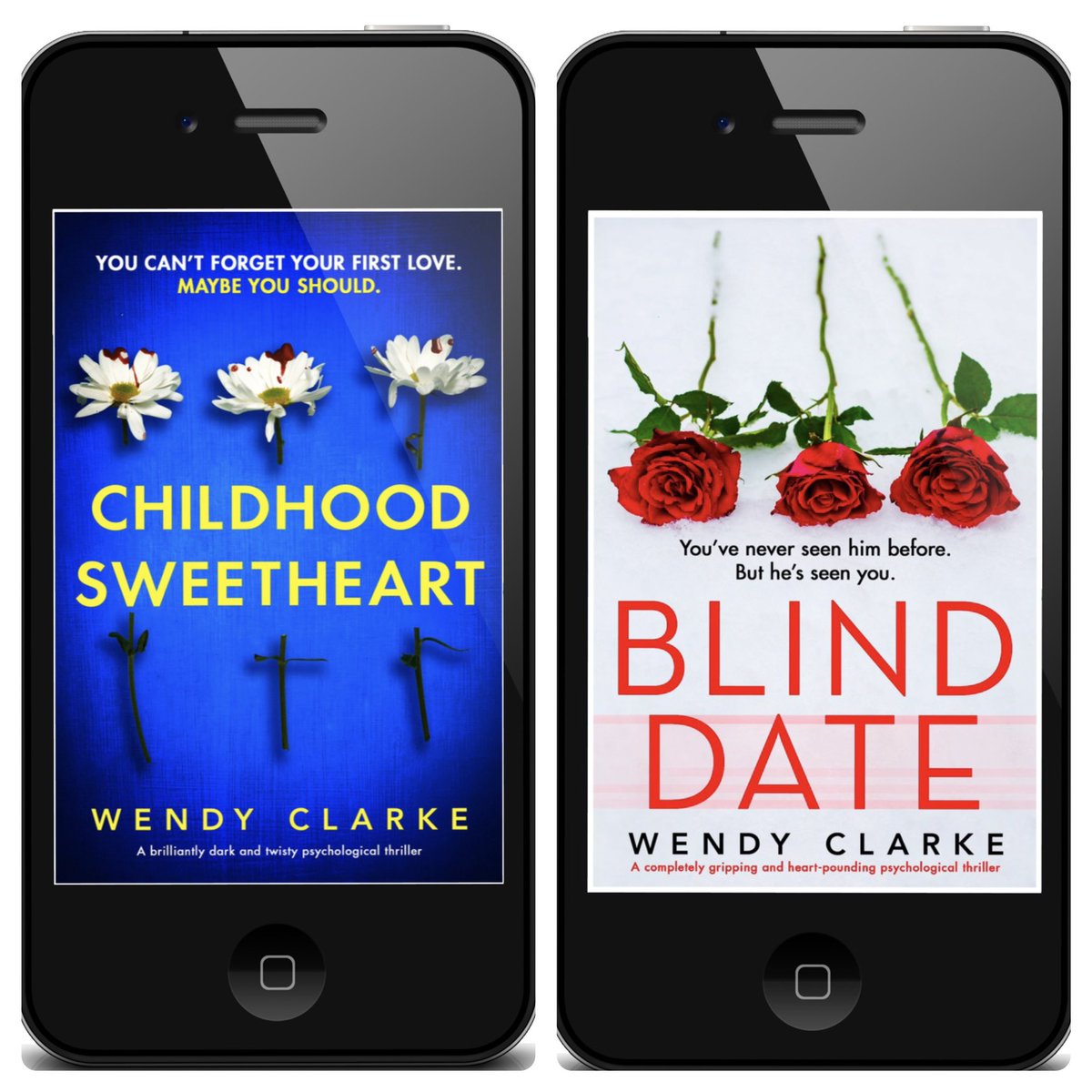 Excited to tell you that my psychological thrillers #ChildhoodSweetheart and #BlindDate are now only 99p!

⭐️⭐️⭐️⭐️⭐️Creepy and twisted

@bookouture #kindlemonthlydeal 

📚amzn.to/3jbcYIC