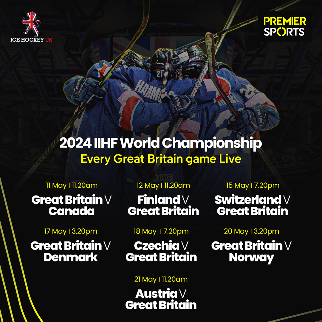 📺 All seven of Great Britain's group games at the World Championship will be shown live on @PremSportsTV. 📝 Read more including how to subscribe ➡️ tinyurl.com/bdd5nbtu