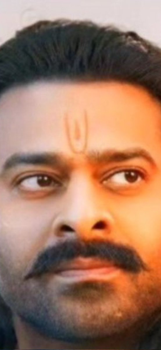 Guess this is called Tilaka (googled it) ,the mark on the forehead of #Prabhas suits him so much , looks so Divine...Love seeing him with tilaka a lot ❤️😉

#Kalki2898AD 
#Kalki2898ADonJune27