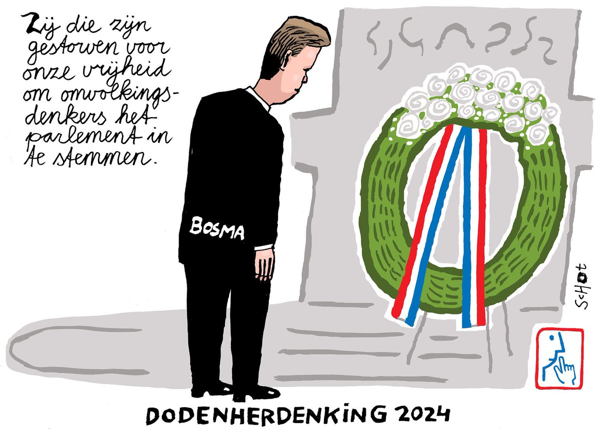 Meer of minder #Bosma? #minderminder #4mei #dodenherdenking #fascisme