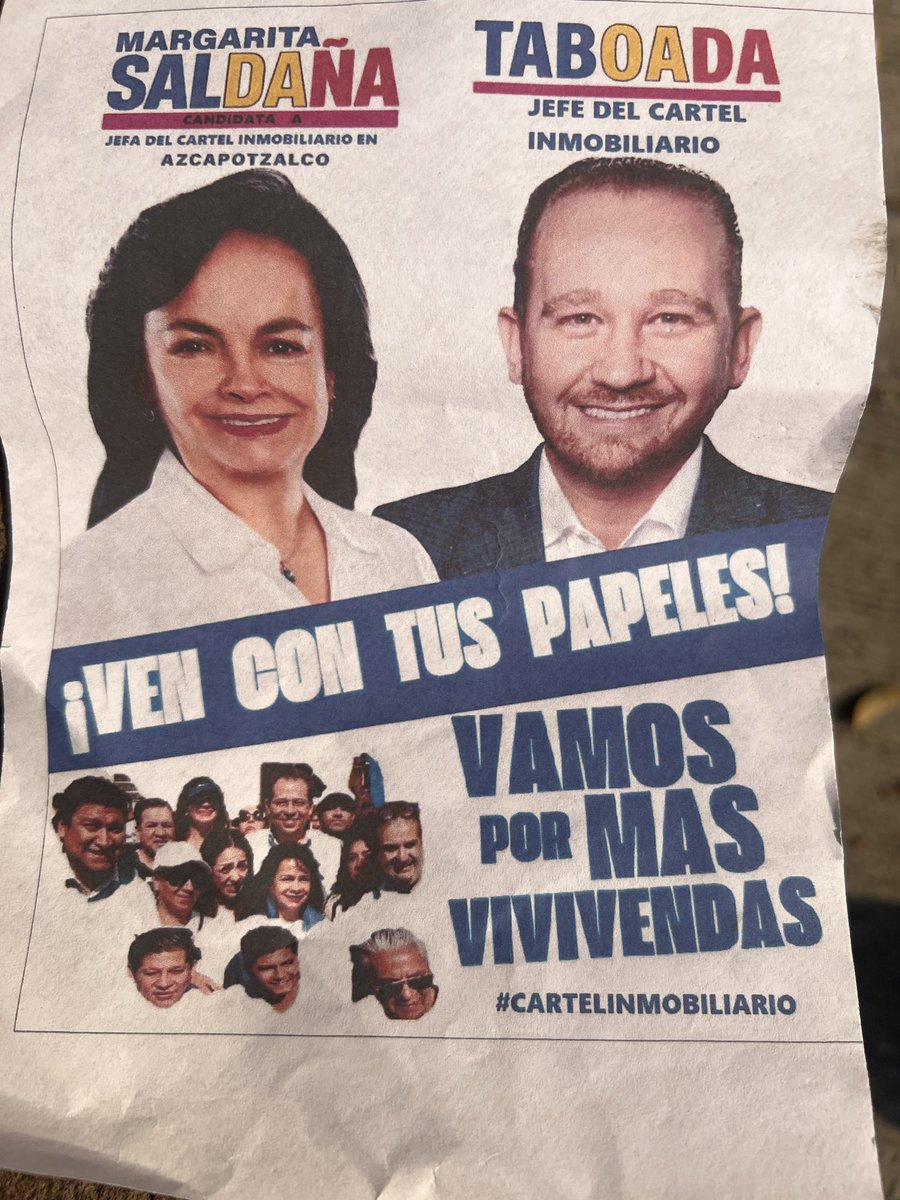 olgaev9's tweet photo. @lafoca17 @INEMexico @XochitlGalvez @Presidencia_INE @TEPJF_informa @acostanaranjo @EmilioAlvarezI @RicardoAlemanMx @13_iracheta @CarlosLoret @carlosalazraki @Arouet_V En Azcapotzalco se dieron vuelo repartiéndolas también @INEMexico cuantas pruebas más necesitas? https://t.co/xFZQm71HzP