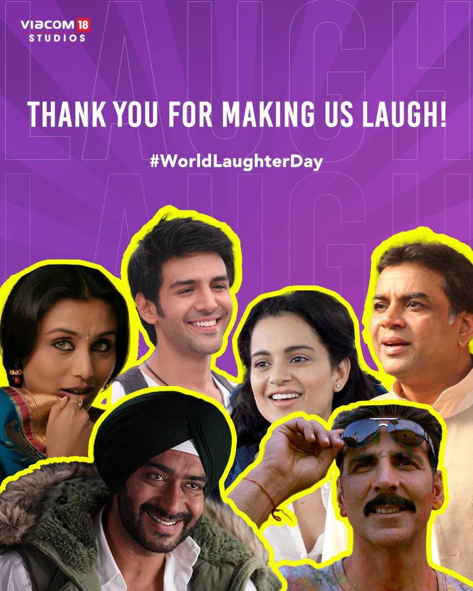 Tag your favourite characters that you find the funniest!😂🤭 #WorldLaughterDay #Viacom18Studios
