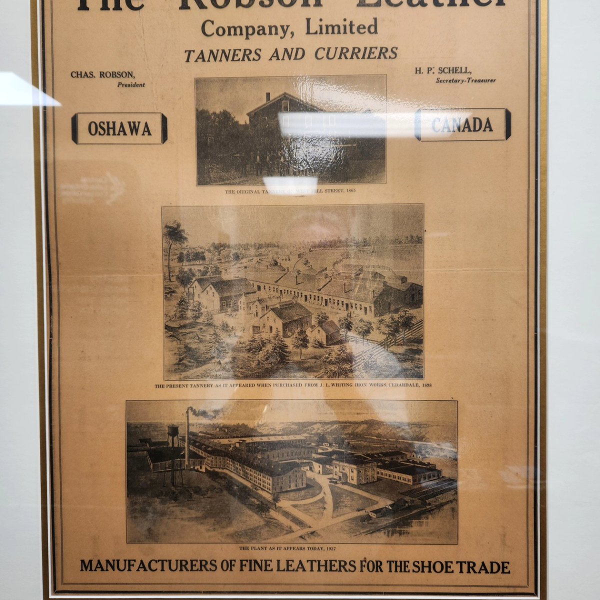 #CLOCA, now overseeing the management & protection of the area's natural watershed, was in the early 1800s home to the #CedarDaleWorks, making farm implements for 40 years. It then became #RobsonLeather serving as a major employer for almost 100 years, closing in 1977. #ttotr