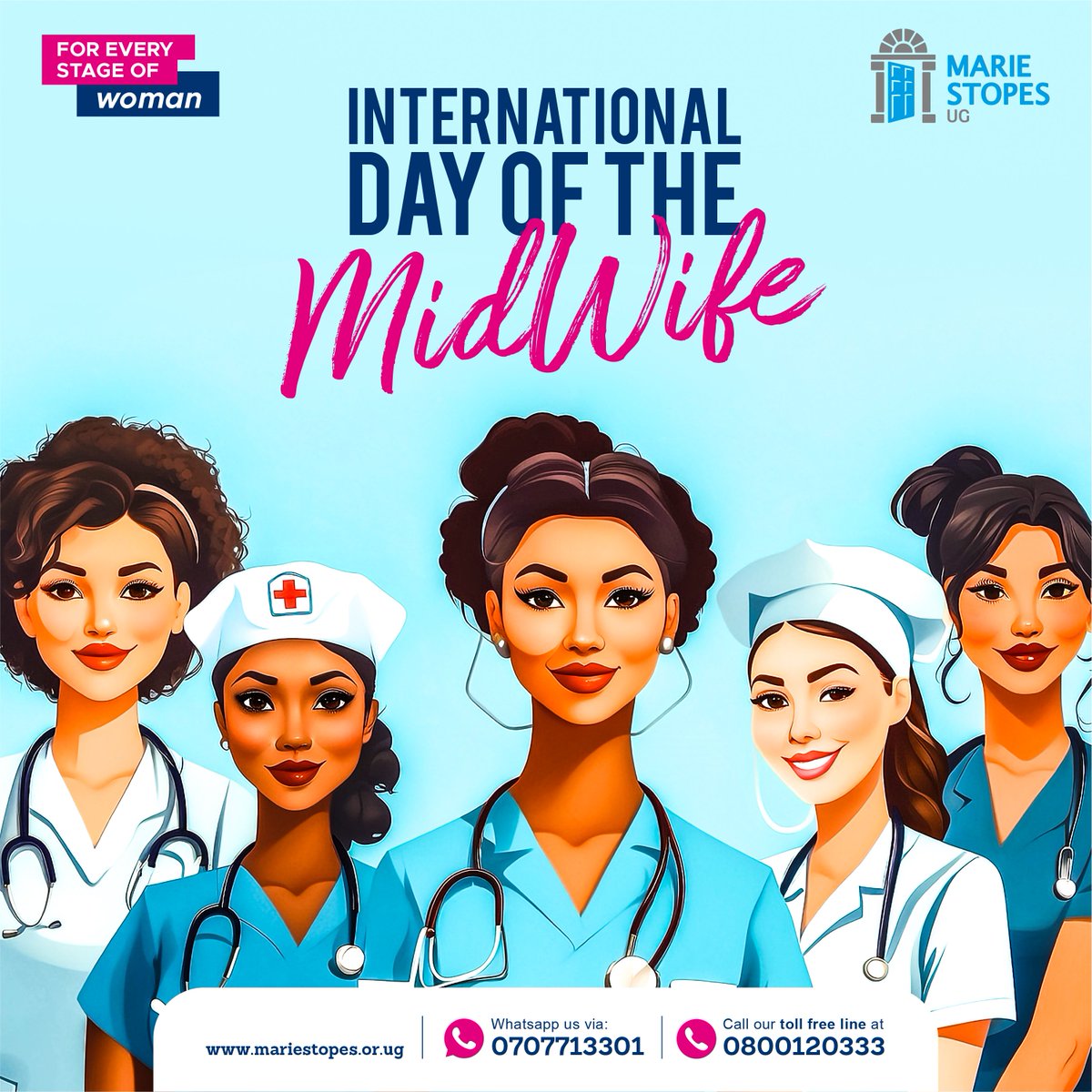 A special shout out to all the midwives who help expectant mothers on their journey to delivery. And to all Marie Stopes midwives, we are proud of all you do to support, empower and inspire women and families. Keep shining! #IDM2024 #Midwives4All #ForEveryStageOfWoman