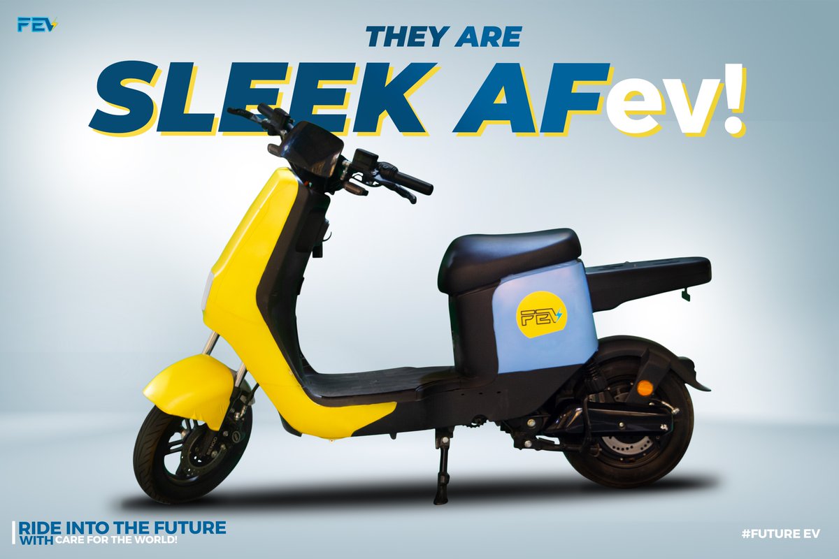Ride into the future with care for the world!
They are SLEEK AFev!
#FEV #Escooter #micromobility #electricscooter #greenrides #urbanmobility