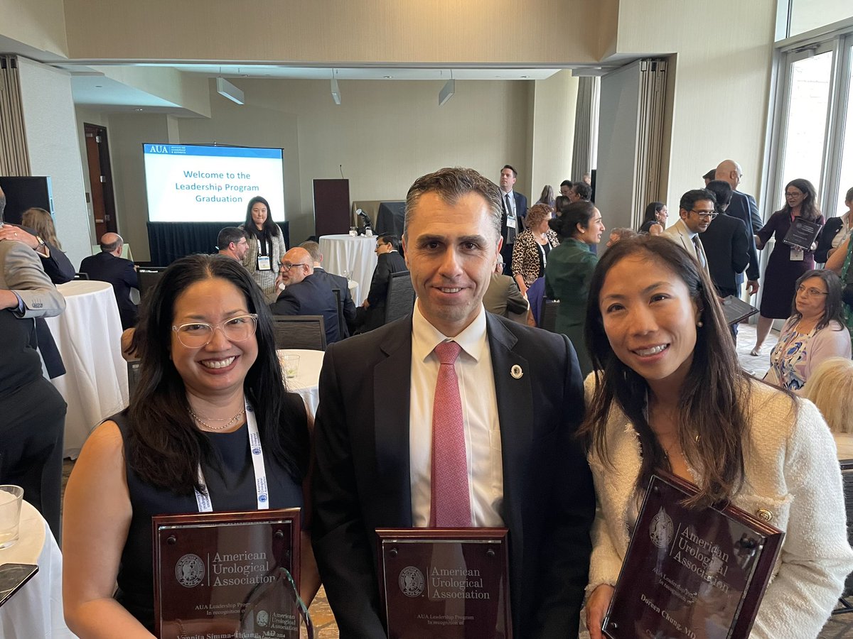 Congrats to our @NYSAUA @AmerUrological leadership class graduates! @drvannita @MehrazinMD @doreenchungMD. We are so proud to have you represent our section!