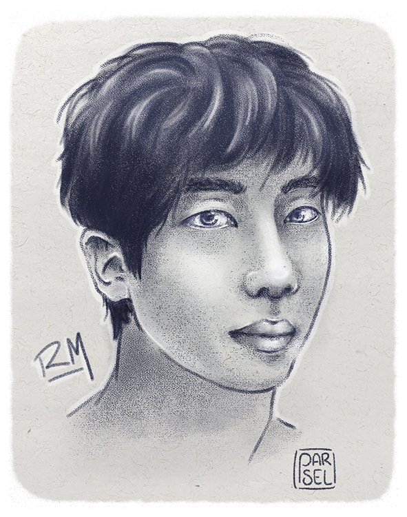 LovingPackage's tweet image. more bts doodlies💜 #bts #btsfanart #RM  #BTSARMY