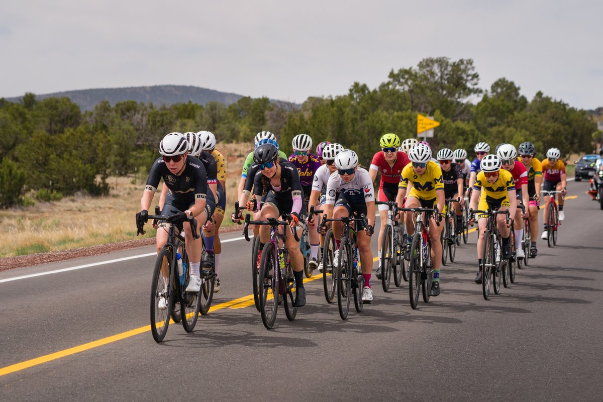 What an amazing day 2 at Collegiate Road Nationals! Congratulations to the Road Race champs🥇 Can’t wait for tomorrow’s Crit! 📷: @craigsclicks @VisitABQ | #CollNats | #RoadNats