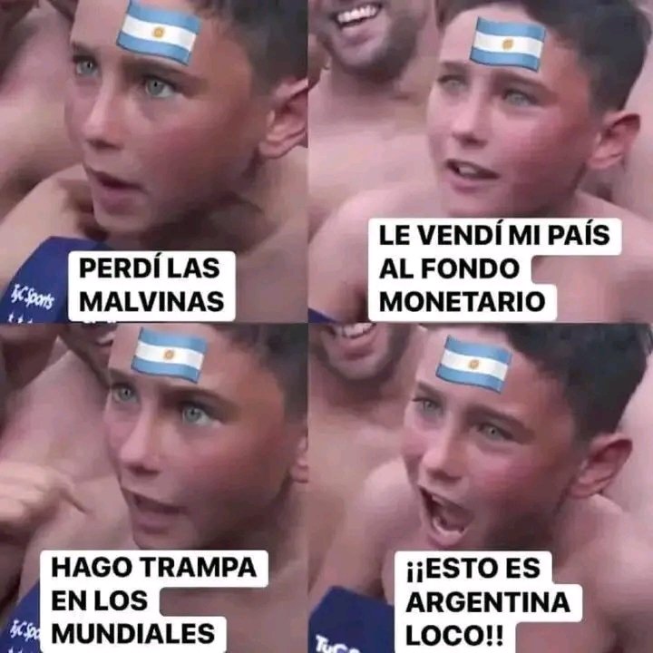 Drexler667's tweet photo. @JeffFcb14 Jajajajajaja pobre hambrentina. https://t.co/RFPE9lBfDw