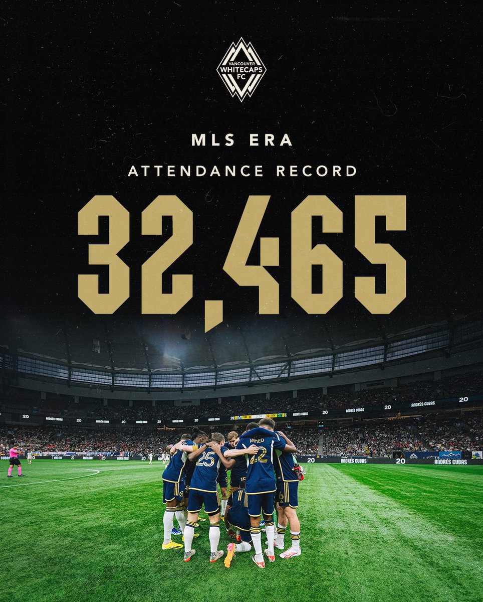 IT'S OFFICIAL. 

Thank you Vancouver for making our 50th Anniversary Match presented by @BMO, one to remember 🫶

#VWFC | #FIFTYTGTHR