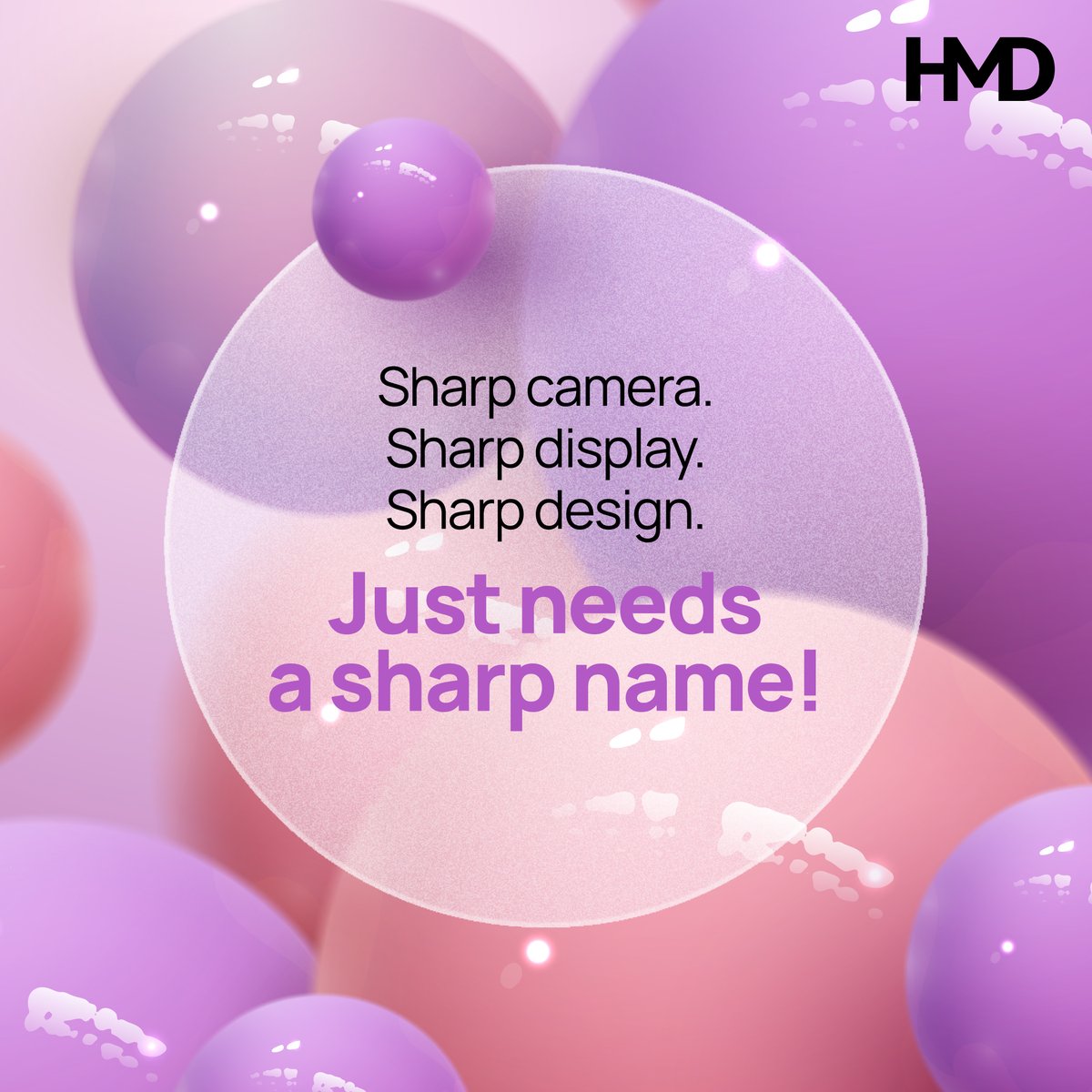 Give us a name that’s worthy to be on the lips of millions! 👌👌 Go to the pinned post to participate in the #HMDNameOurSmartphone contest and you could be the first owner of our first smartphone and much more. 📱🎁 T&Cs: bit.ly/4a2sYXe