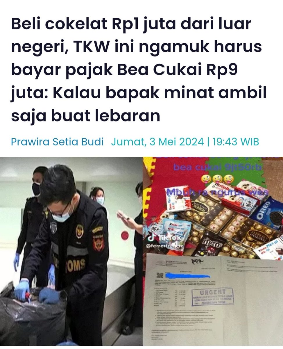 Halloooo para penguasa negeri pleees para bajingan di beacukai dikondisikan keSel..