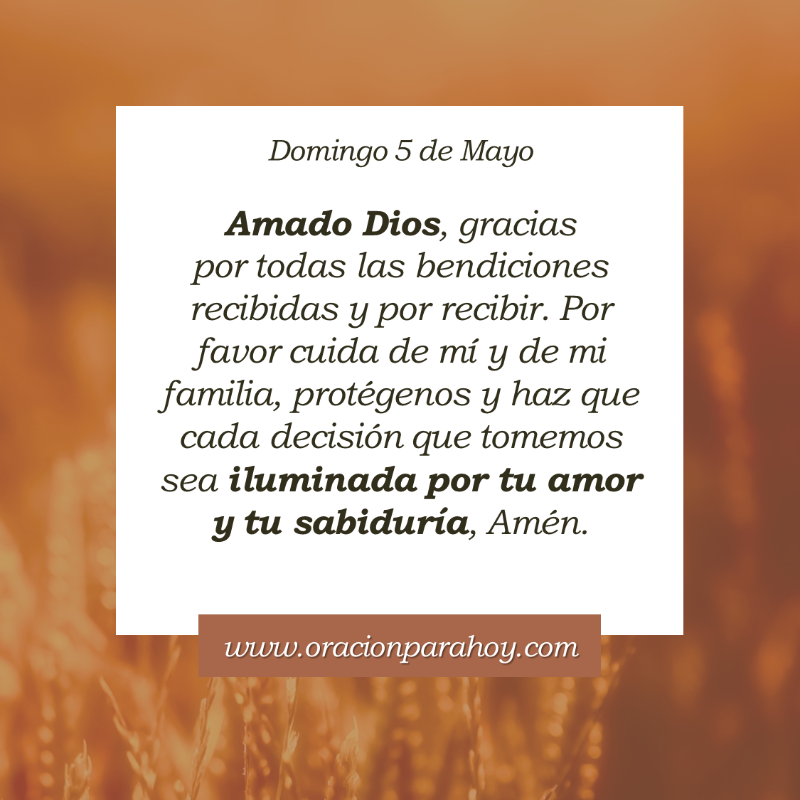 OracionParaHoy's tweet photo. Oración para hoy 5 de mayo: https://t.co/TXofEqCnmd