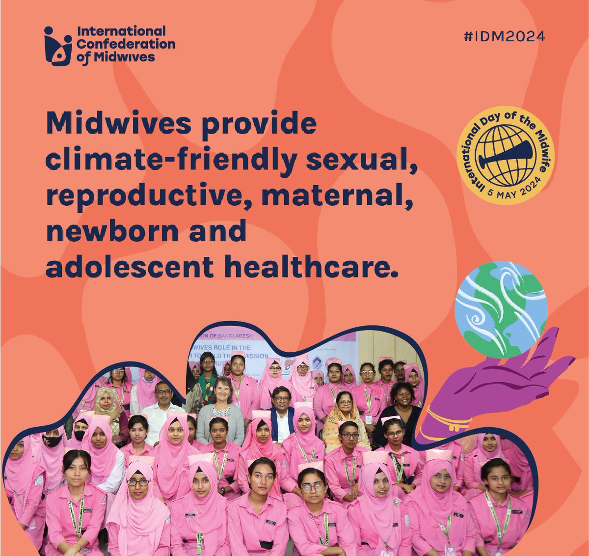 On #IDM2024 , we honor the invaluable dedication of midwifery professionals worldwide. Recognizing their vital role, we anticipate their pivotal contribution to #PMTCT of viral #hepatitis in Bangladesh 🇧🇩. Let's unite in the effort to eradicate viral hepatitis.