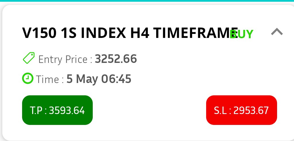 Buy V150 1S INDEX